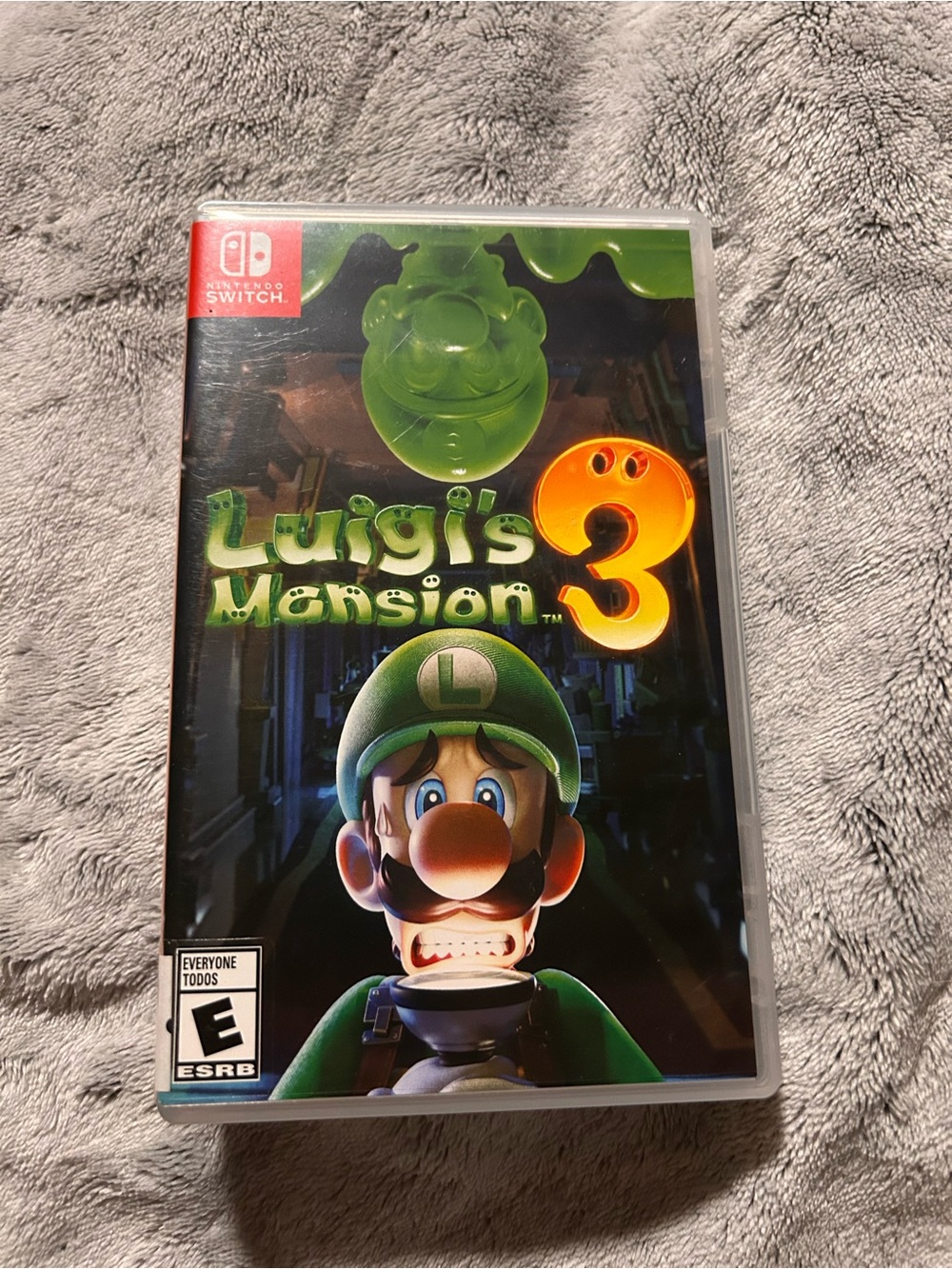 Nintendo Switch Luigi's Mansion 3 - Green Game Case